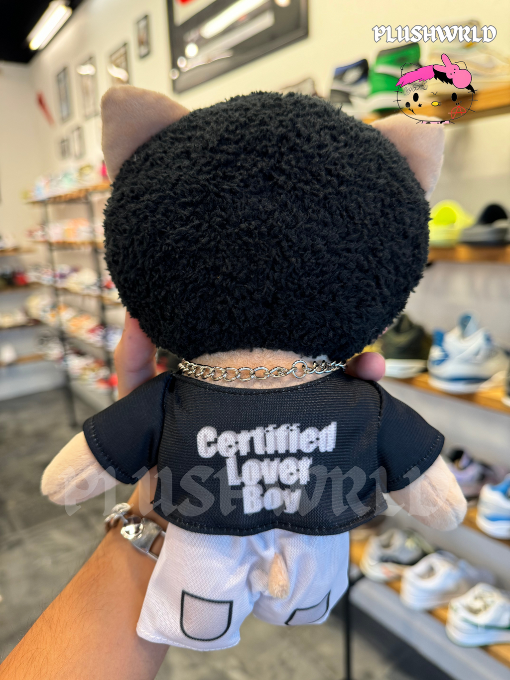 Drake plushie back